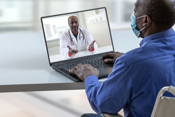 Une consultation médicale à distance